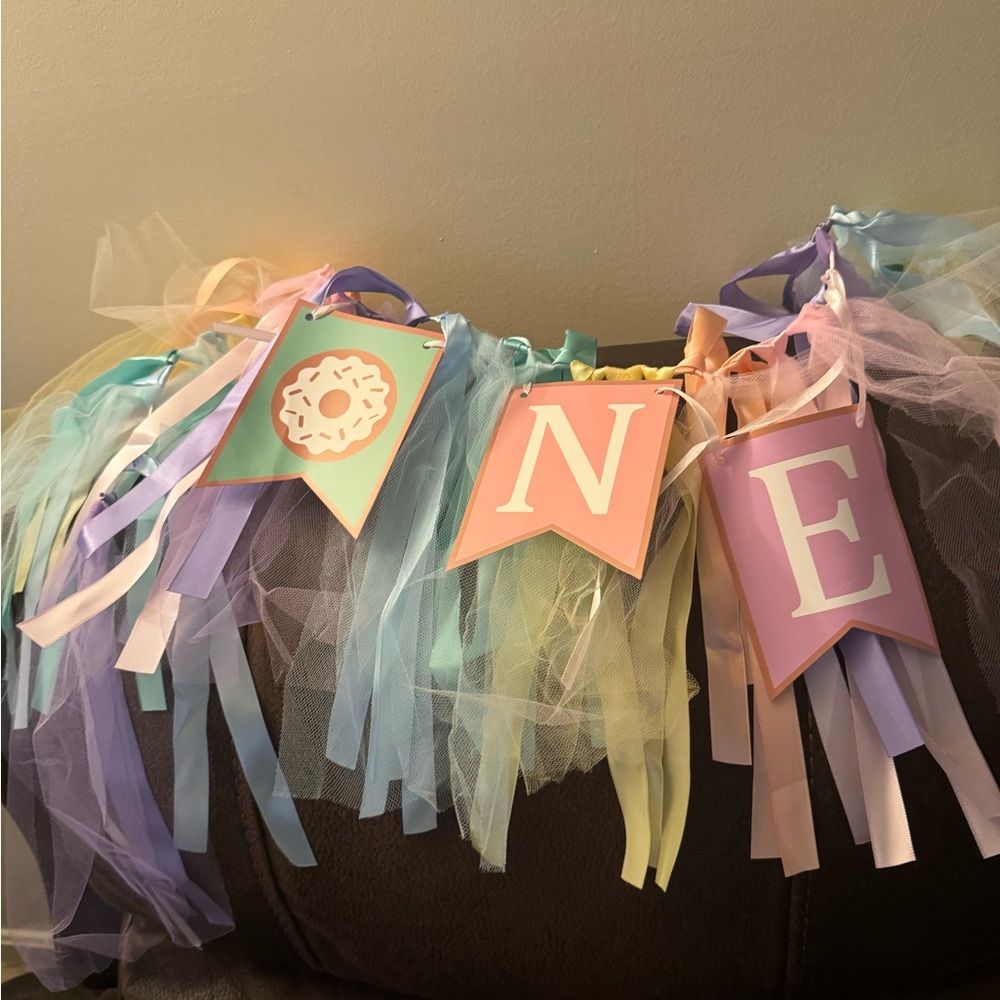 High chair banner
